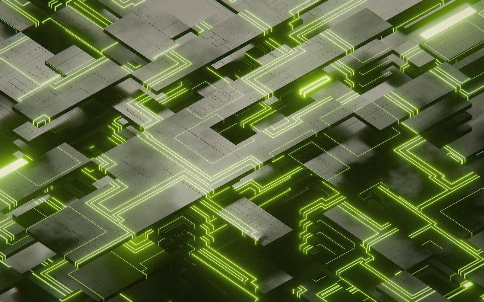 Abstract open-source / circuit visual